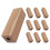 Blocos de Caneta Curta de Madeira de Oliveira, 30 Peças Pré-Perfuradas de 7 mm, 2,5 X 0,75 X 0,75 Polegadas 7