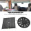 2X Solar Panel Fan Kit 10in 100W Waterproof Solar Panel Round Ventilation Case Exhaust Fan 6