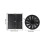 2X Solar Panel Fan Kit 10in 100W Waterproof Solar Panel Round Ventilation Case Exhaust Fan 7