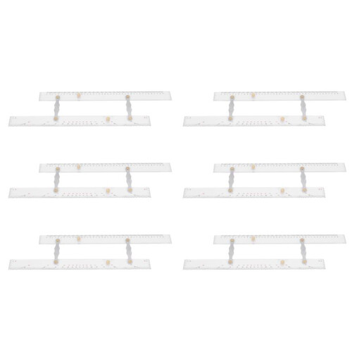 6X Marine Ruler Parallel Ruler Nautical Charts Parallel Ruler Mapping Points to Pull Parallel Ruler 450MM