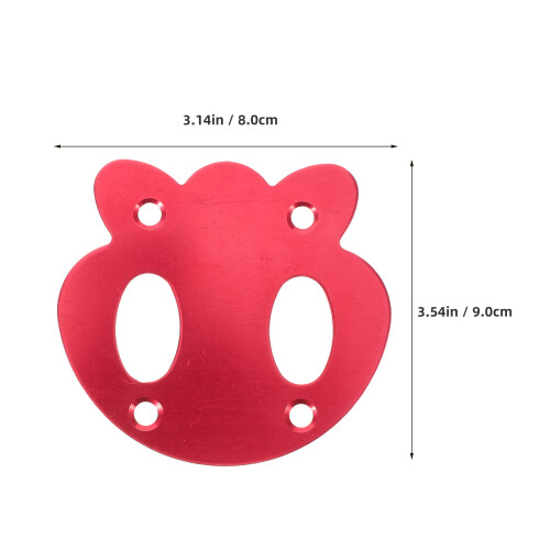 2St Skateboard Hardware Antisinking Aluminiumlegering Rood 1