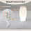 8Set 3D Printer LED Lamp Kit,for A1/A1mini/P1S/P1P/X1C LED Light 5V USB Powered,3 Color Temperature Adjustable 5