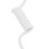 Inkortbare USB Type-C Oplaadkabel Met Veer En Alarm Wit 4