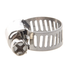 20 X Collier de Serrage A Vis de Tuyau de L'Eau avec 6-12mm de Cerceau Ton Argent
