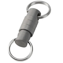 Titanium Quick Release Keychain Buckle - Key Ring for Outdoor Use, Compact