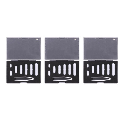 3X Magnetisch RüHrstäBchen Gemischte GrößE PTFE Magnet RüHrstäBchen RüHrstäBchen, Typ-B Set 1