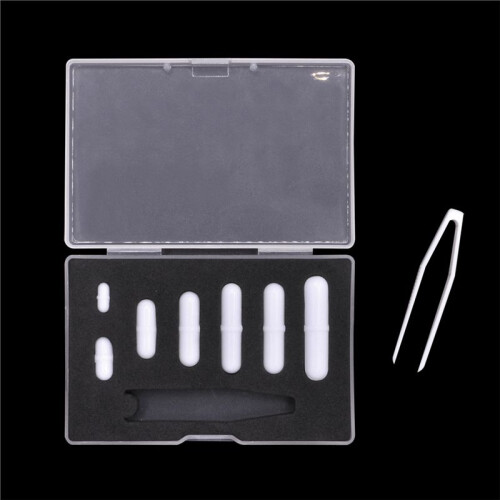 3X Magnetisch RüHrstäBchen Gemischte GrößE PTFE Magnet RüHrstäBchen RüHrstäBchen, Typ-B Set 2