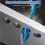60Pcs High Hardness Eccentric Drill Precision Drilling 6mm Glass Tile Ceramic Punching Rock Slab Triangle Drill Bit 5