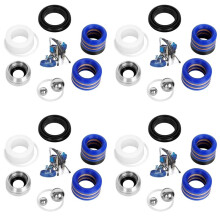 4X 244194 Kit de Reparo de Bomba - Acessórios para Pulverizador de Tinta Sem Ar Kit de Embalagem para Reparo de Bomba para 295 390 395 490 495 595