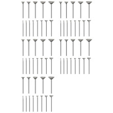 Stone Carving Set Diamond Burr Bits Compatible with for , 65PCS Polishing Kits Rotary Tools Accessories