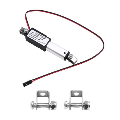 4X Micro-Type Linear Actuator,1In Stroke,60N/13.5lb,Speed 15mm/S  Electric Actuator Motor LinearActuator 12V 2