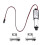 2X Micro-Type Linear Actuator,1In Stroke,90N/20.3lb,Speed 9.5mm/S Electric WaterproofActuator Motor LinearActuator 12V 4