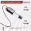 2X Micro-Type Linear Actuator,1In Stroke,90N/20.3lb,Speed 9.5mm/S Electric WaterproofActuator Motor LinearActuator 12V 5