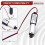 2X Micro-Type Linear Actuator,1In Stroke,90N/20.3lb,Speed 9.5mm/S Electric WaterproofActuator Motor LinearActuator 12V 7