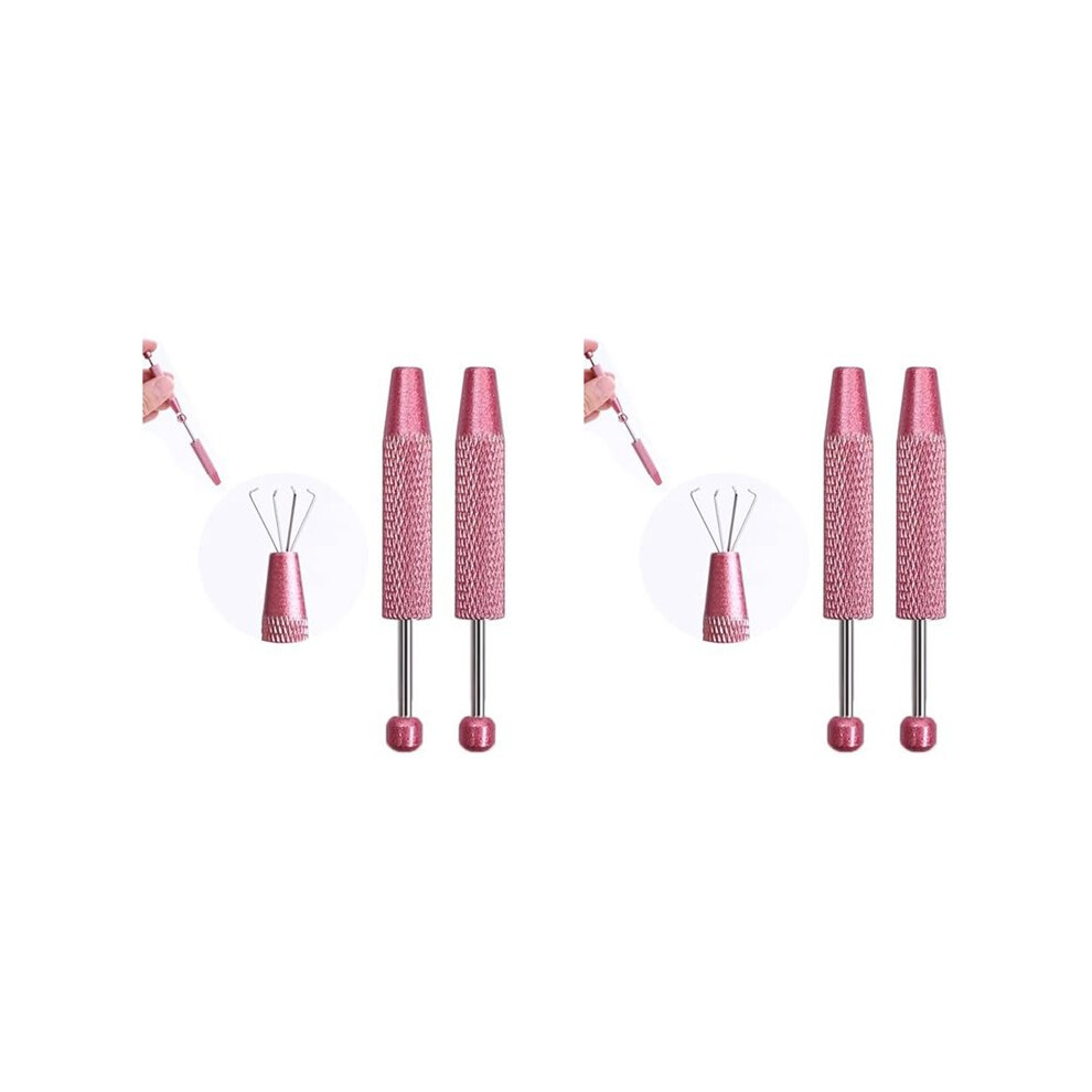 4X Piercing Assistant Pen,Piercing Grabber Tool,Diamond Claw Tweezers, 4 Claw Jeweler's Pick Tool, B 6033232204797