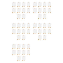 50X Canvas Panel Wooden Easel Sketchpad Settings for Painting Drawing Decoration Gift and Kids' Learning