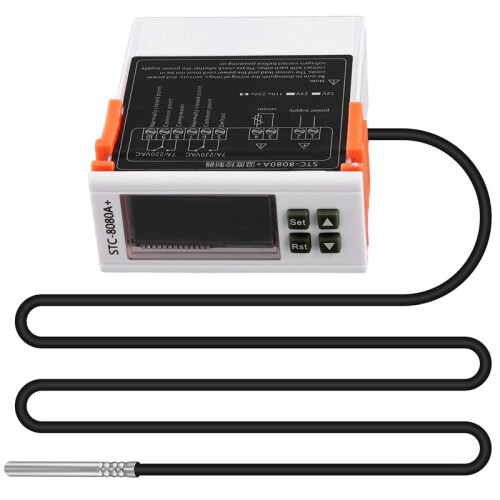 5X STC-8080A+ Digital Thermostat Temperature Controller Refrigerator Refrigeration Automatic Defrost Timer Single Probe 2