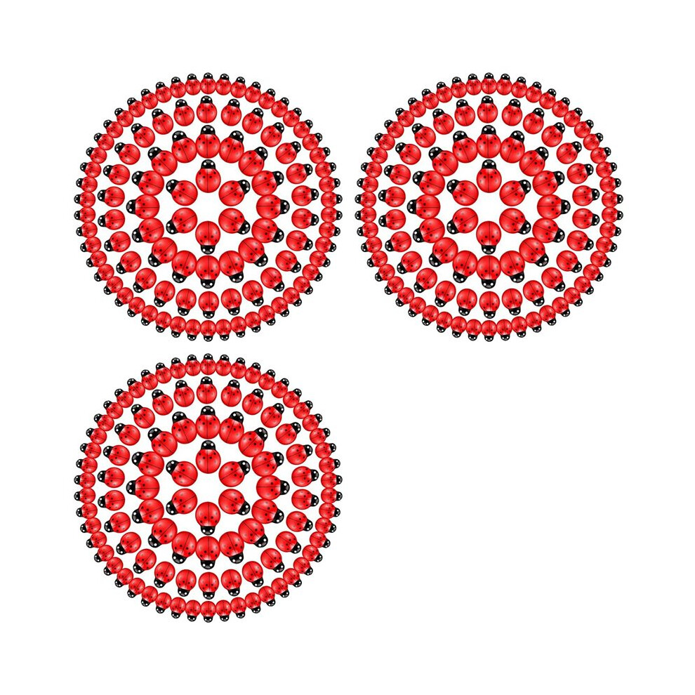 300 Pcs Resin Insect, Tiny Resin Ladybugs Decor Plastic Ladybugs Ornaments Lady Bugs Resin Charms