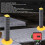Stick Wall Lay Floor Tiles Tool Ceiling Leveling Ruler Light Steel Artifact Horizontal Bubble Leveling Ruler 8 Pcs 6