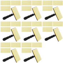 8X Quick Paint Edger Tool with 24 Replacement Pads for Efficient Wall Painting Hand Tool for Wall Painting