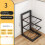 Kitchen Sink Rack, Multi-Layer Pot Rack, Cabinet Storage Rack Multi-Functional Bracket 6