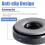2X M14 Thread Angle Grinder Clamping Nut, Quick Release Nut Replacement Fast Locking Retaining Flange Nut - Black 4