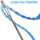300Pcs Large-Eye Stitching  Thick Needles, 5 Sizes Stainless Steel Sewing Needles Kit 5
