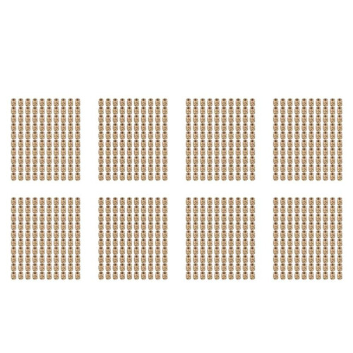 800Pcs M3 Thread Knurled Brass Threaded Heat Set Heat Resistant Insert Embedment Nut for 3D Printer