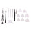 117 in 1 Precision Screwdriver Set For Computer Pc Phone Repair Tool UK 9