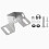 2X 000-14193-001 Transom Mount Bracket Compatible with for  TripleShot Transducer 6