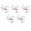 5X Ceiling Fan  Kit 3 Speed 4 Wire, Zipper Speed Control , ZE-208S Pull Wire  with Rope Bronze 1