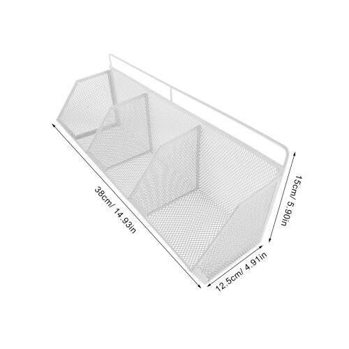 1Duurzame Witte Wire Mesh Documenten Organizer Voor Thuis 1