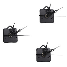 3X Quartz Wall Clock Movement Mechanism Black Diy Repair Parts Kit Clock Movement Mechanism
