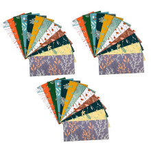 36 Pack Budget Envelopes Laminated Cash Envelope System for Money Savings with Budget Sheets for Finance Record
