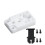 For  A1/A1  Heating Assembly Ceramic Insulation Block Kit Hotend Heat Mounting for  H2D Left Base 8