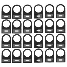 100St Plastic Knop Schakelbord Met Indicator En Label Voor Auto