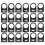 100St Plastic Knop Schakelbord Met Indicator En Label Voor Auto 1