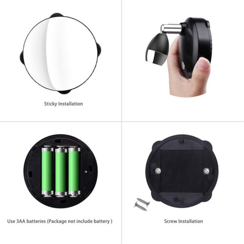 Wireless Spotlight Battery Operated Accent Lights,Dimmable LED Spotlights with Remote Rotatable Wall Light (6 Pack) 1