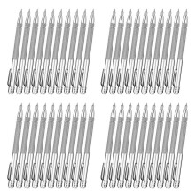 40 Pieces Tungsten Carbide Scriber with Magnet Aluminium Etching Engraving Pen with Clip for Ceramics Glass Marble