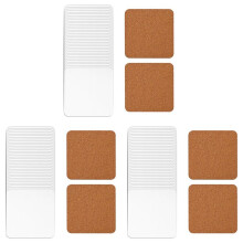 120 Dessous de Verre CarréS par Sublimation, Dessous de Verre en Carton, Dessous de Verre en Panneau Dur 4 X 4 Pouces, Dessous de Verre en Bois