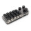 15 Keys 3 Knobs Macro Programmable Keyboard, 3 Connection Modes One Handed Macro Mechanical Keyboard 1