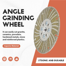 Disco de Amolar Angular Indestructible de 5" para Cortar Granito, Cerámica y Metal.