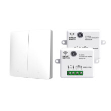 RF 433Mhz Wireless Self-Powered  Remote Control Push Button   Off Wall Light  Waterproof