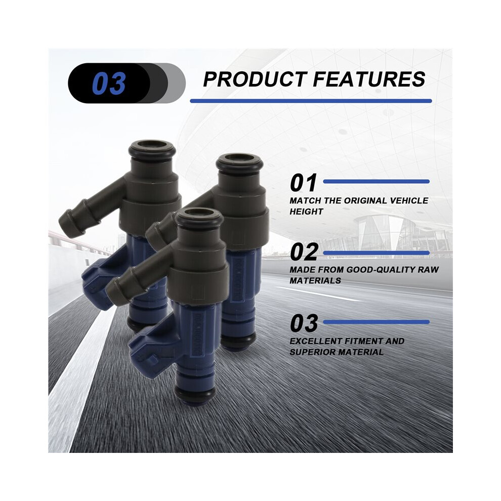 4Pcs Fuel Injectors 0280155791 For Beetle 2.0L I4 6032101787881