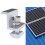 16X Solar Panel Mount Bracket Photovoltaic Panel Rail Solar Panel Mount Fastening Module with Mid 7