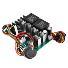 PWM Motor Snelheidsregelaar 10 -55V Digitale LED Display Aanpasbare Aandrijvingsmodule Ingang MAX 60A 12V 24V 36V 48V
