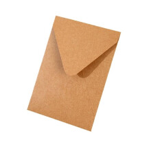 50 Peças/Lot Envelope 16x11cm Suprimentos para Pequenos Negócios Convites em Papel Postais Cartas Saco Marrom 150g