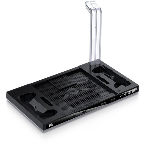 Multi-Function Cooling Base for Steam Machine with Steam Controller Charging Dock and Headset Holder 1