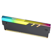 Desktop Computer Memory Heatsink 5V ARGB, Infinite Mirror Lens New Desgin, RAM Armor Aluminum Vest for DDR3/4/5 Black