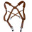 Professional Camera Harness Adjustable PU DSLR Camera Strap Comfortable Durable Adjustable Camera Shoulder Strap Brown 1